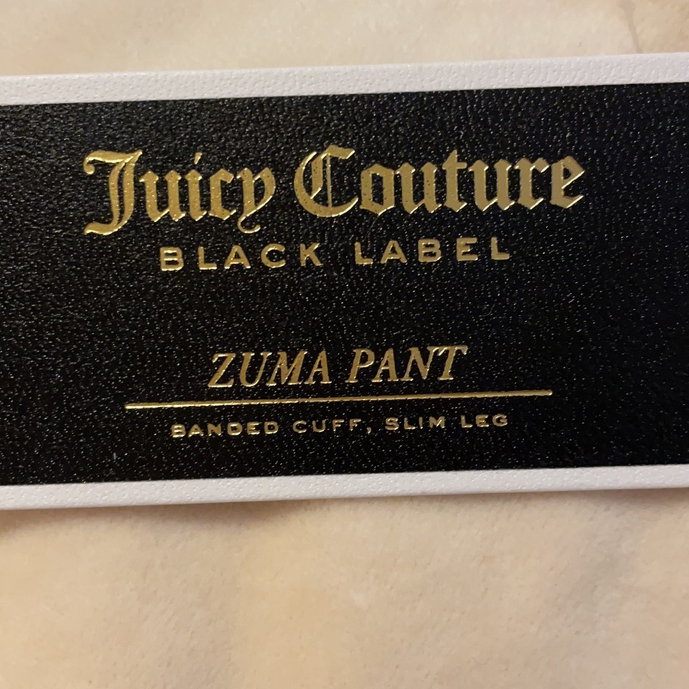 Juicy Couture velour cream zuma pant size large - Picture 6 of 14
